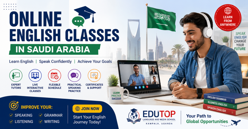 Learn English online in Saudi Arabia